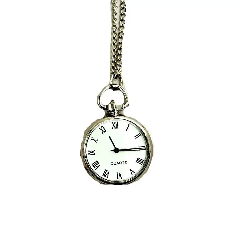 Hanging Chain Pocket Watch Roman Design Single Buckle Watch - Image 7