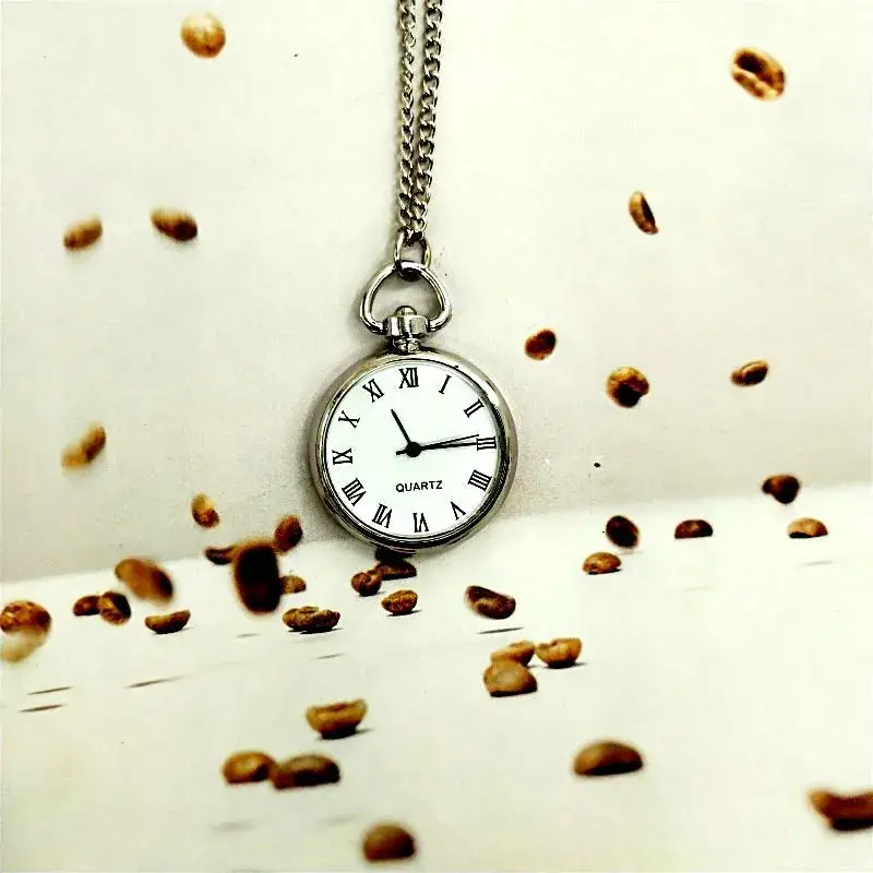 Hanging Chain Pocket Watch Roman Design Single Buckle Watch — feature 12