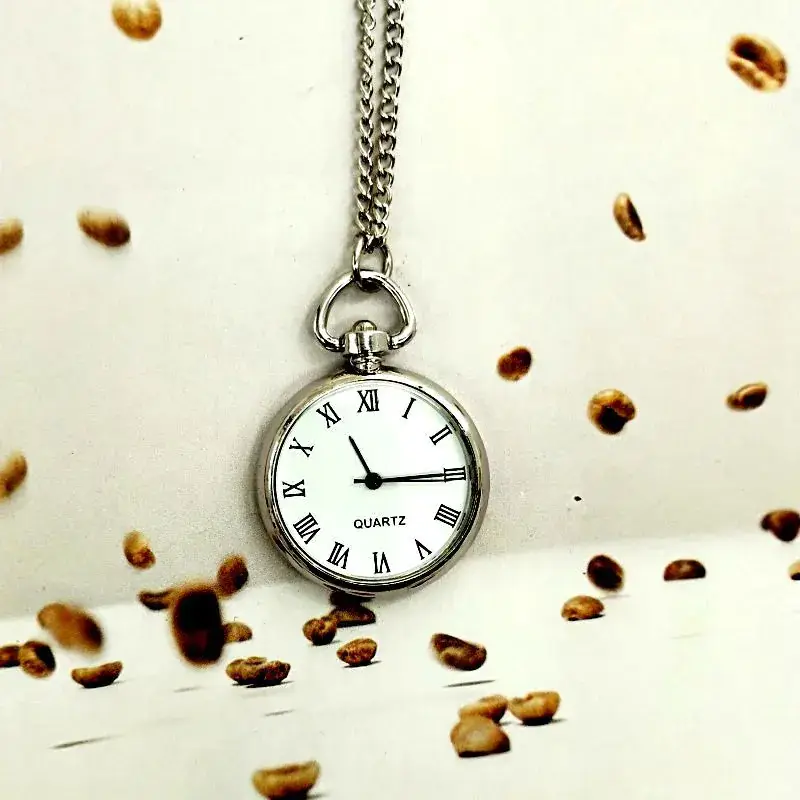 Hanging Chain Pocket Watch Roman Design Single Buckle Watch — feature 13