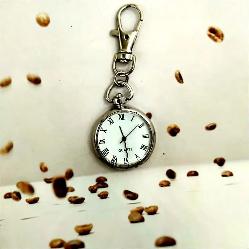 Hanging Chain Pocket Watch Roman Design Single Buckle Watch - Image 2