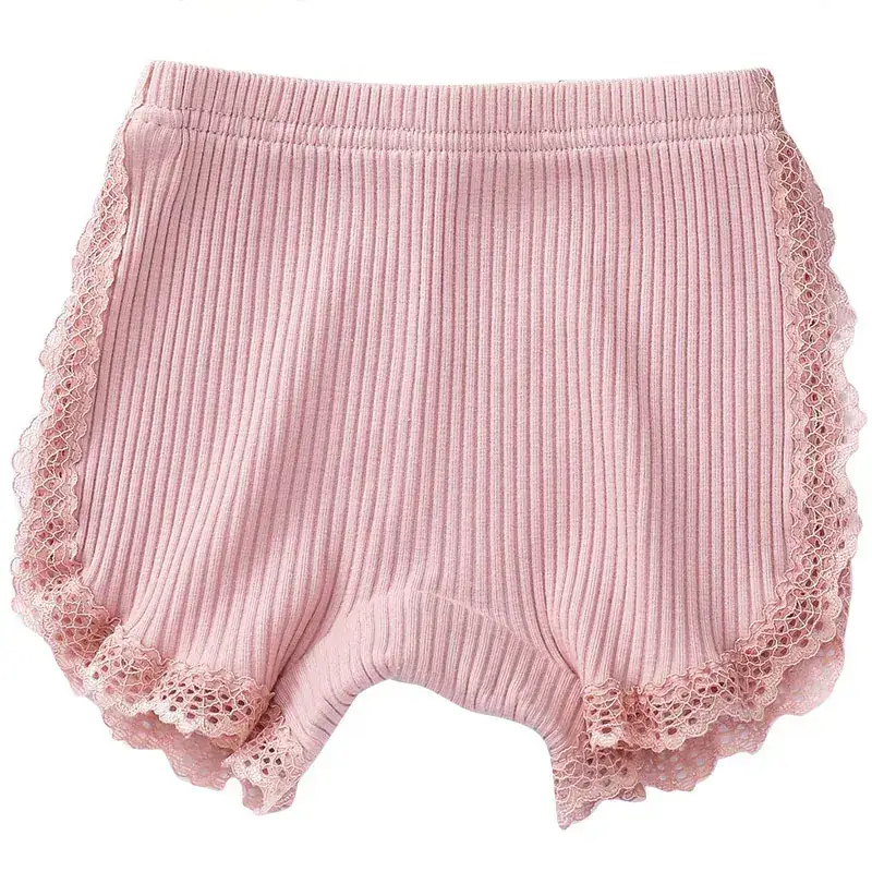 Girls' Anti-Scratch Cotton Shorts Multi Color - Image 10