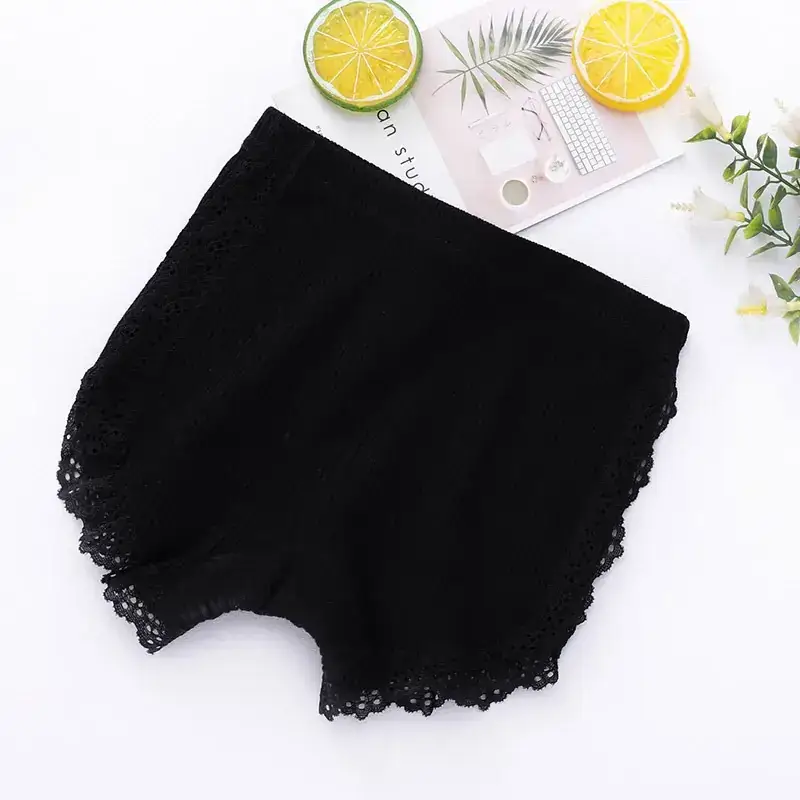 Girls' Anti-Scratch Cotton Shorts Multi Color - Image 5