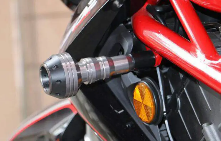 Anti-Fall Rods for Motorcycles Red Blue Black Orange — feature 2