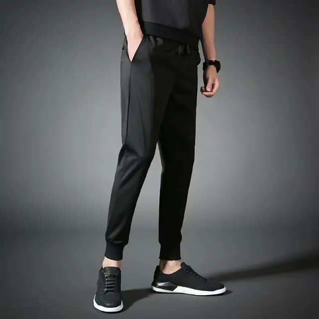 Men's Harlan Leg-Tied Sweatpants Grey Loose Fit - Image 5