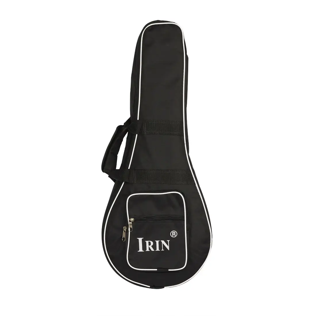 Black Oxford Mandolin Bag with White Trim - Image 3