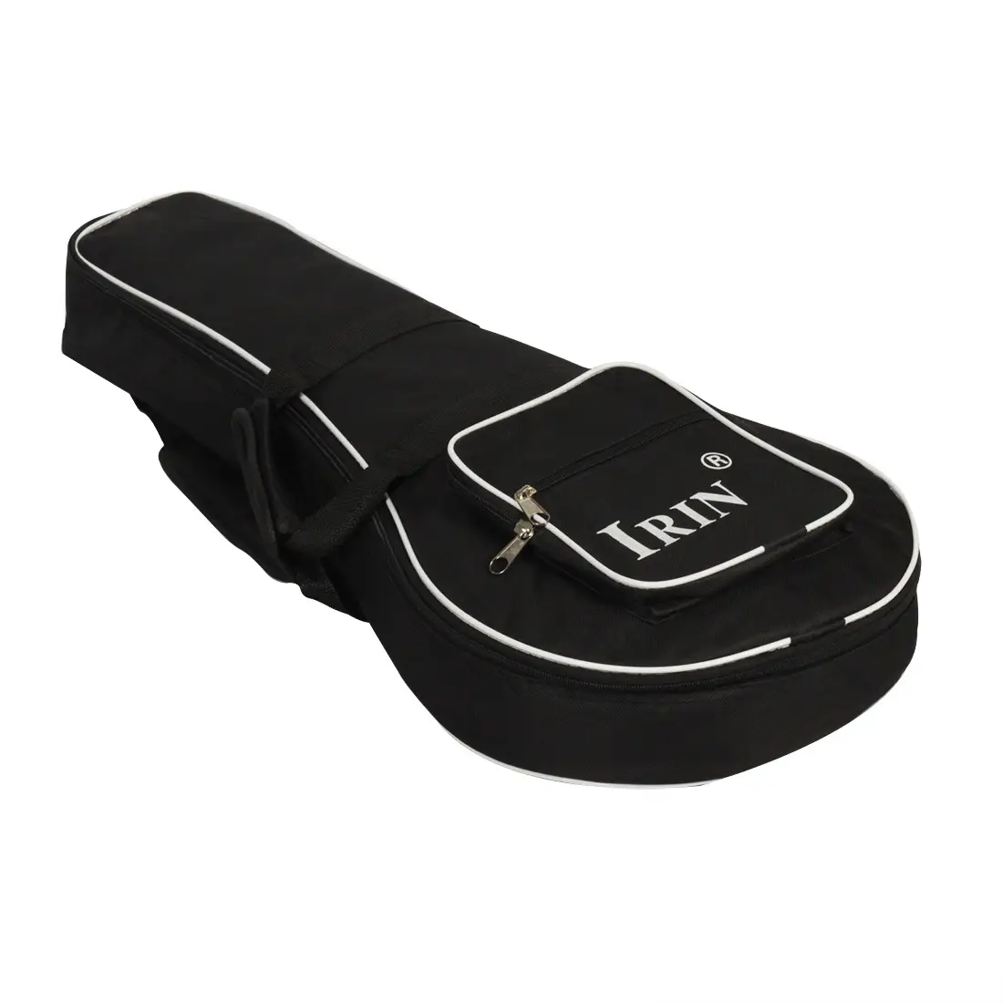 Black Oxford Mandolin Bag with White Trim - Image 6