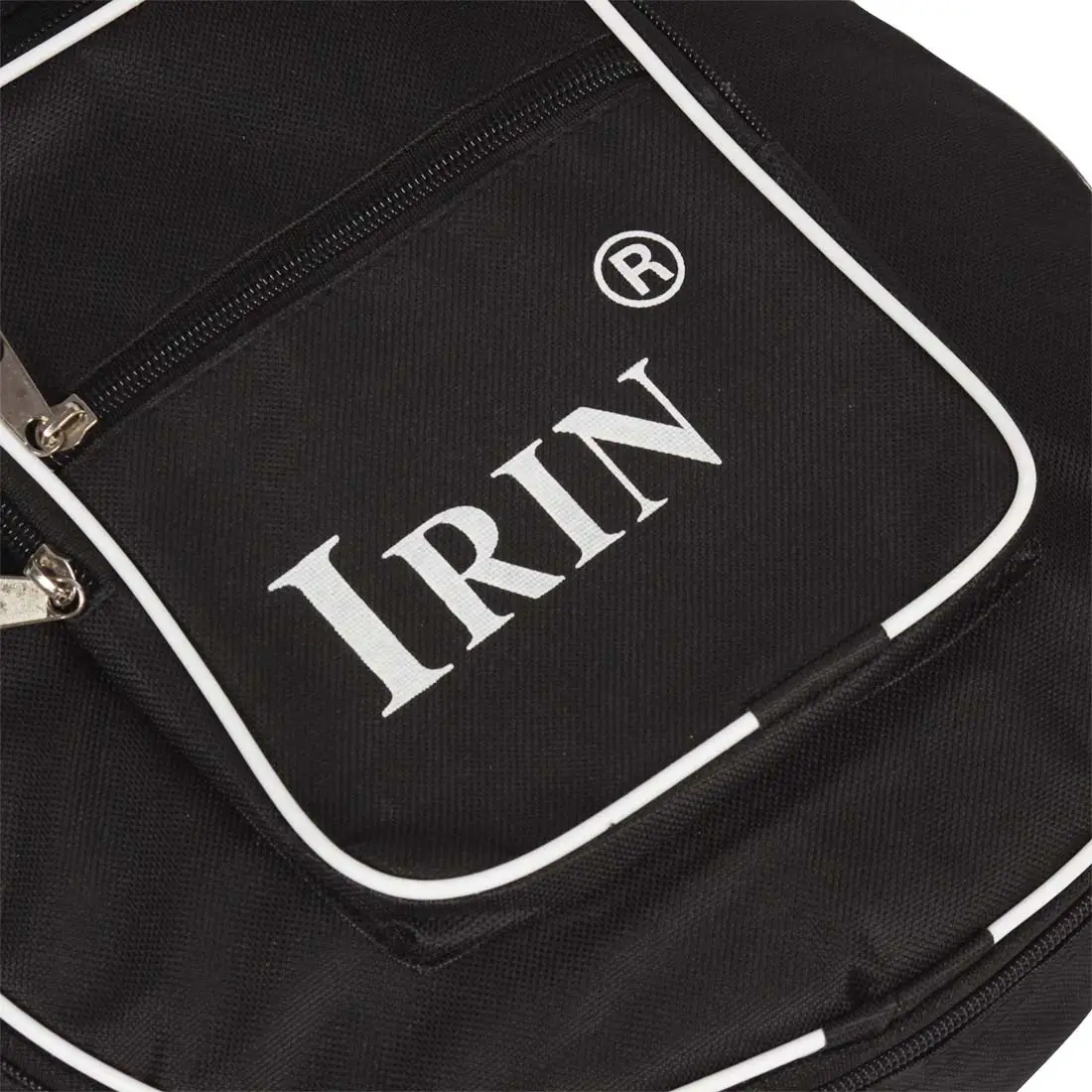 Black Oxford Mandolin Bag with White Trim — feature 14