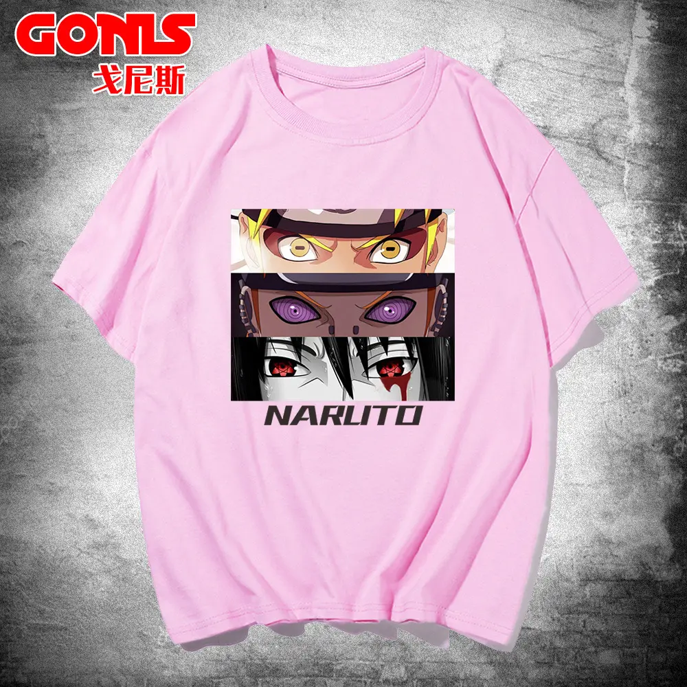 Men White Naruto Graphic T-Shirt Spring Summer - Image 10