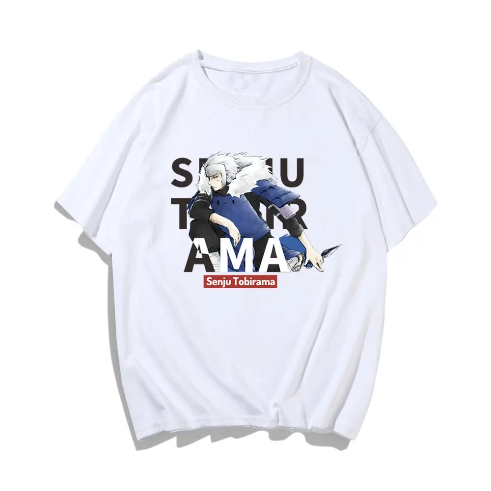 Naruto Print Men Light Blue T-Shirt - Image 15