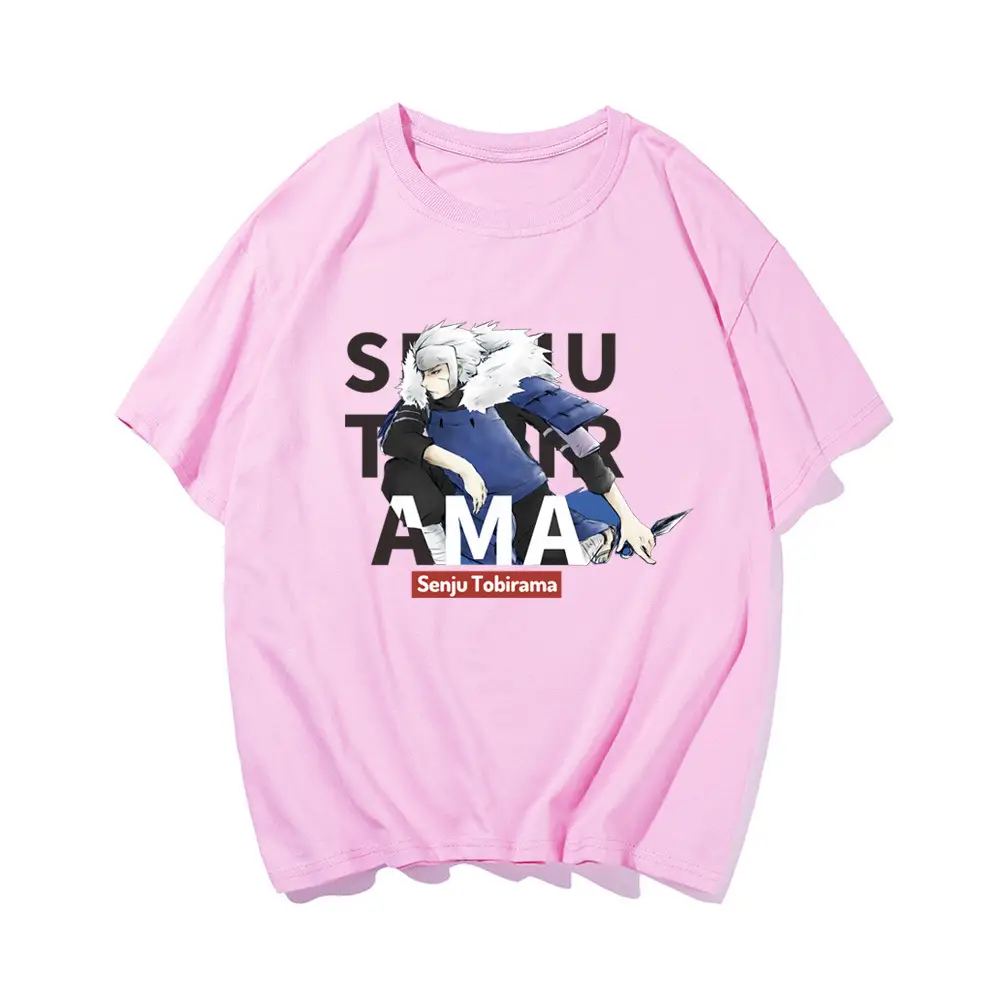 Naruto Print Men Light Blue T-Shirt - Image 10