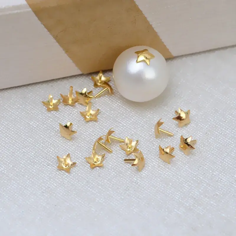 Five Pointed Star Gold Plated Plug Pin - Image 2