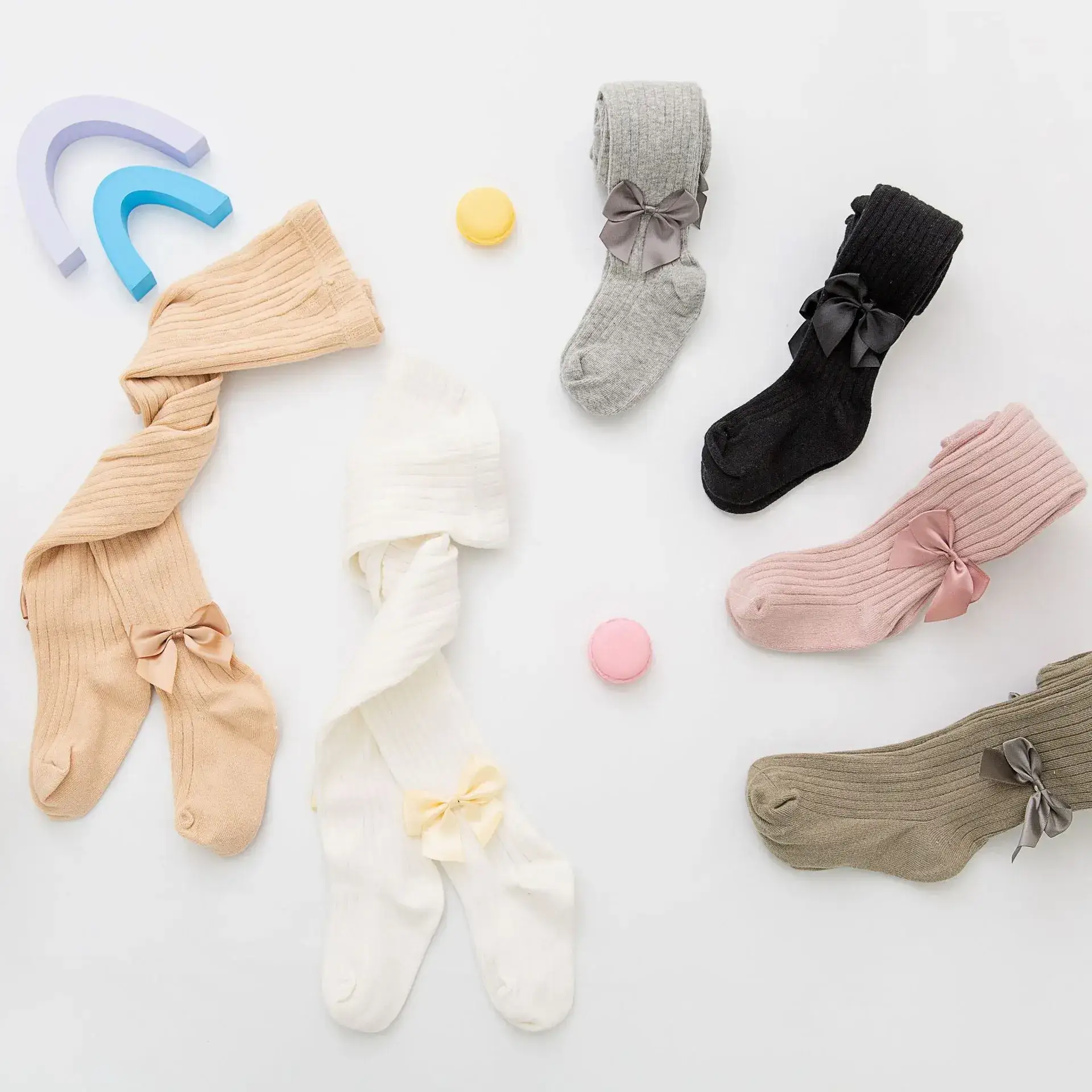 Korean Style Baby Pantyhose Socks for Girls 0-12 Months - Image 12