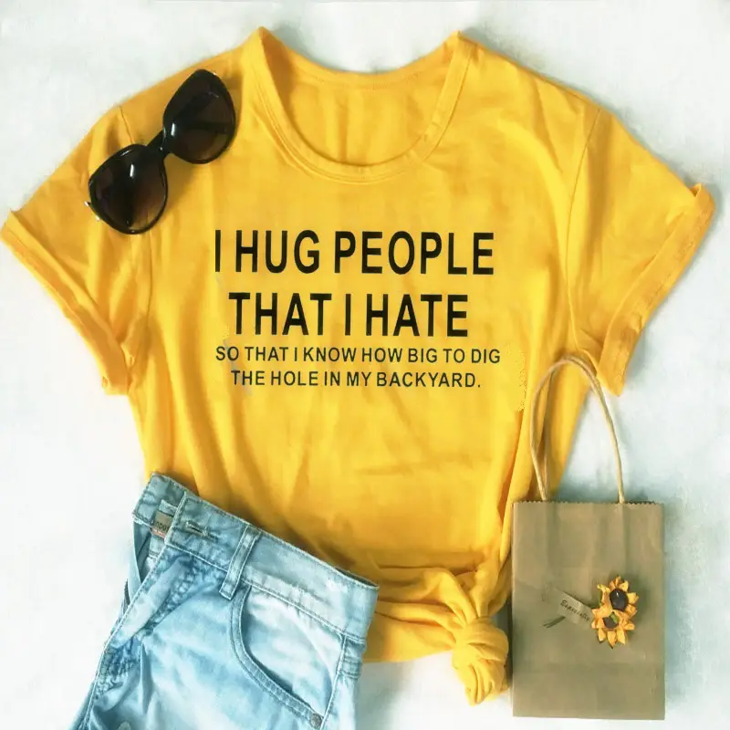 Women's White Graphic T-Shirt with Sunglasses & Denim - Image 5