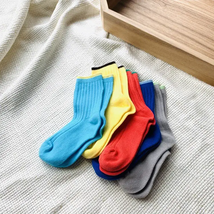 Kids Socks Rainbow Color Sweat Absorbent Odor Resistant - Image 7