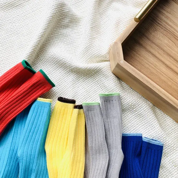 Kids Socks Rainbow Color Sweat Absorbent Odor Resistant - Image 9