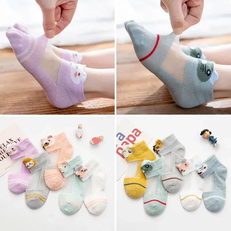 Spring & Summer Kids Socks 0-6 Years Old - Image 8