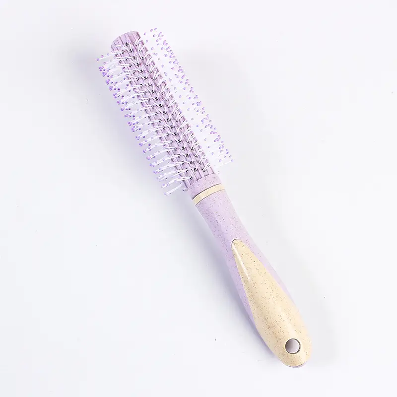 Pink Anti-Static Hair Curling Comb with Big Tooth - Image 2