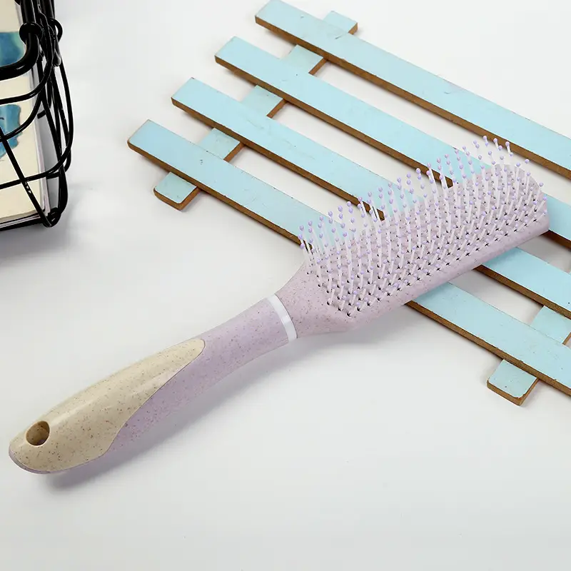 Pink Anti-Static Hair Curling Comb with Big Tooth - Image 4