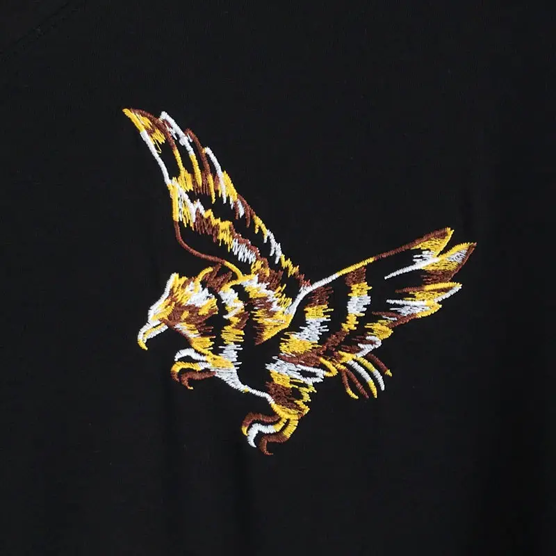 Bi Meng Embroidered Fat Man T-Shirt V-Neck - Image 5