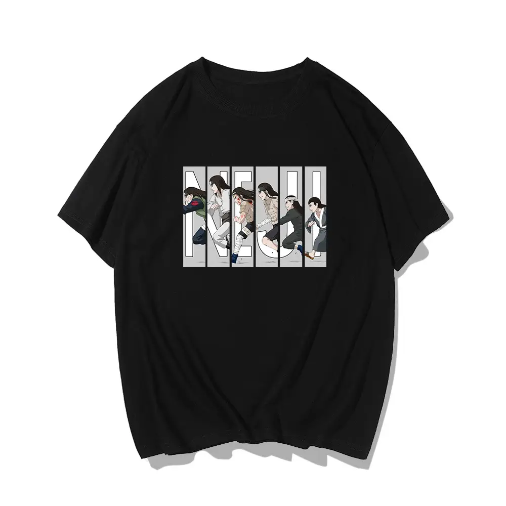 Men Black Cartoon Graphic T-Shirt Co-Branded Pure Cotton Loose Fit - Image 11