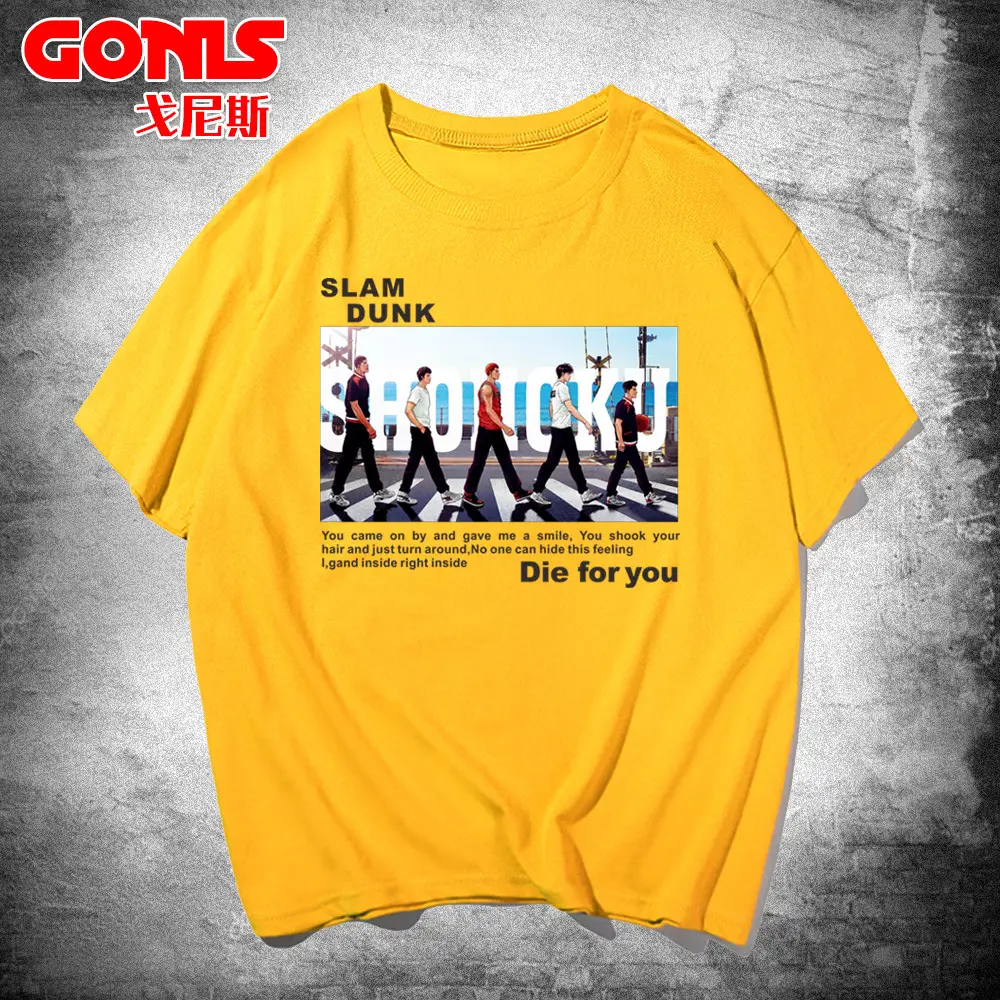 Men Women Summer T-Shirt Slam Dunk Graphic Design - Image 8