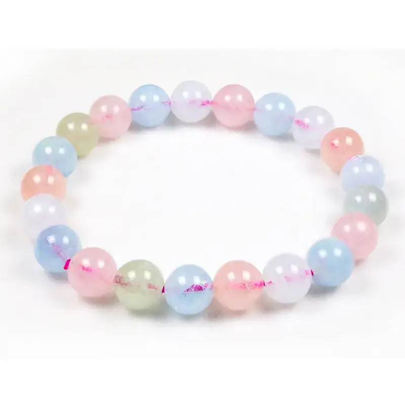 Candy Color Natural Morganite Bracelet for Women - Image 5