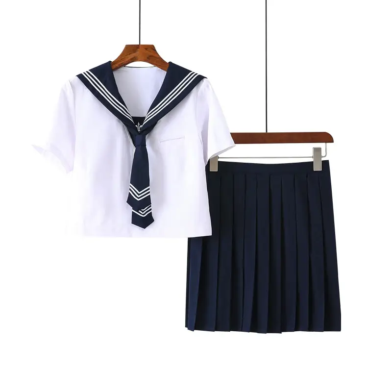 Japanese Style Sailor Suit for Girls School Uniform