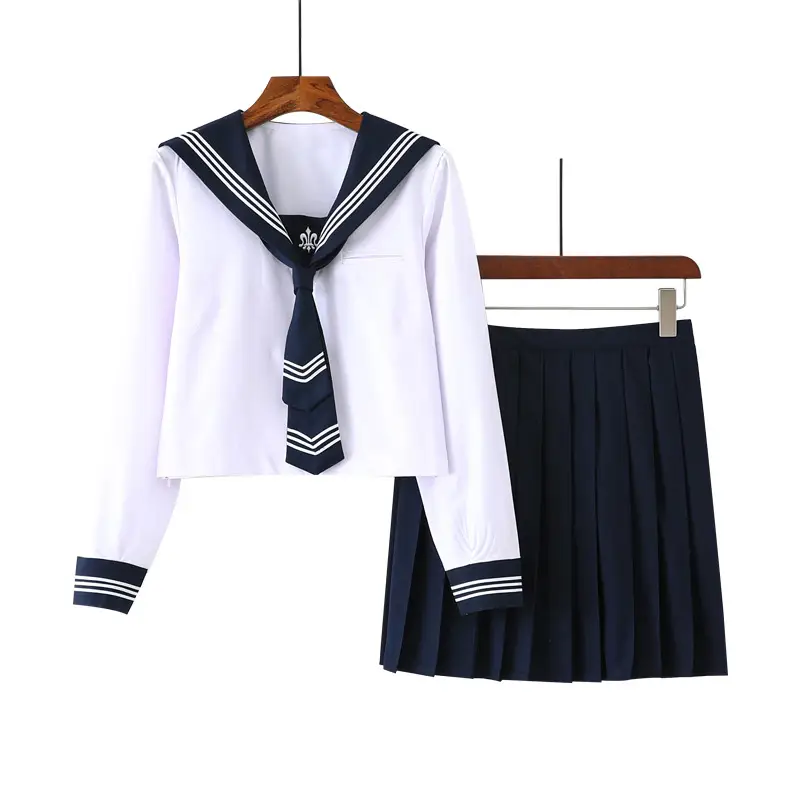 Japanese Style Sailor Suit for Girls School Uniform