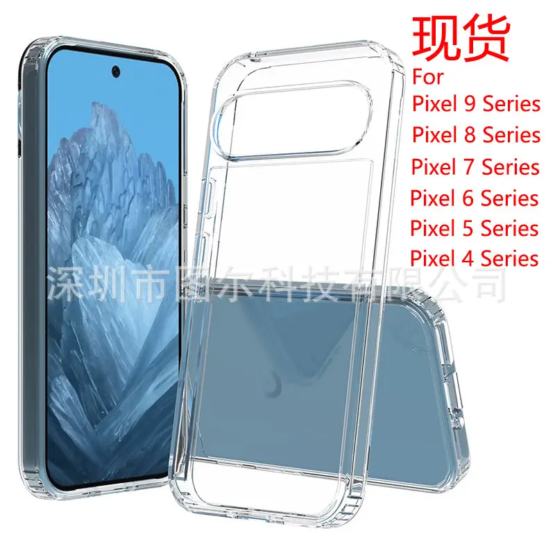 Google Pixel 5a 4a 5G 6a 7a 8a 9a Pro Phone Case Transparent Acrylic Drop Resistant — feature 12