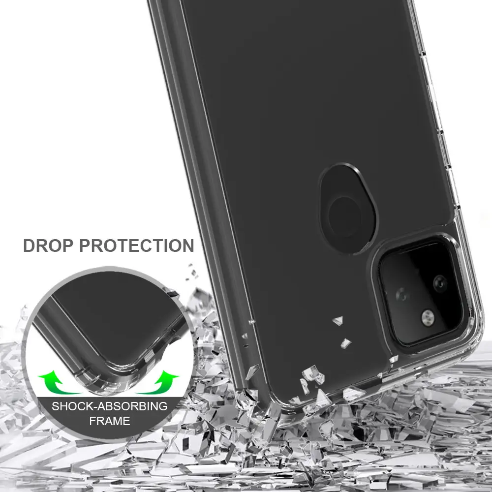 Google Pixel 5a 4a 5G 6a 7a 8a 9a Pro Phone Case Transparent Acrylic Drop Resistant — feature 4
