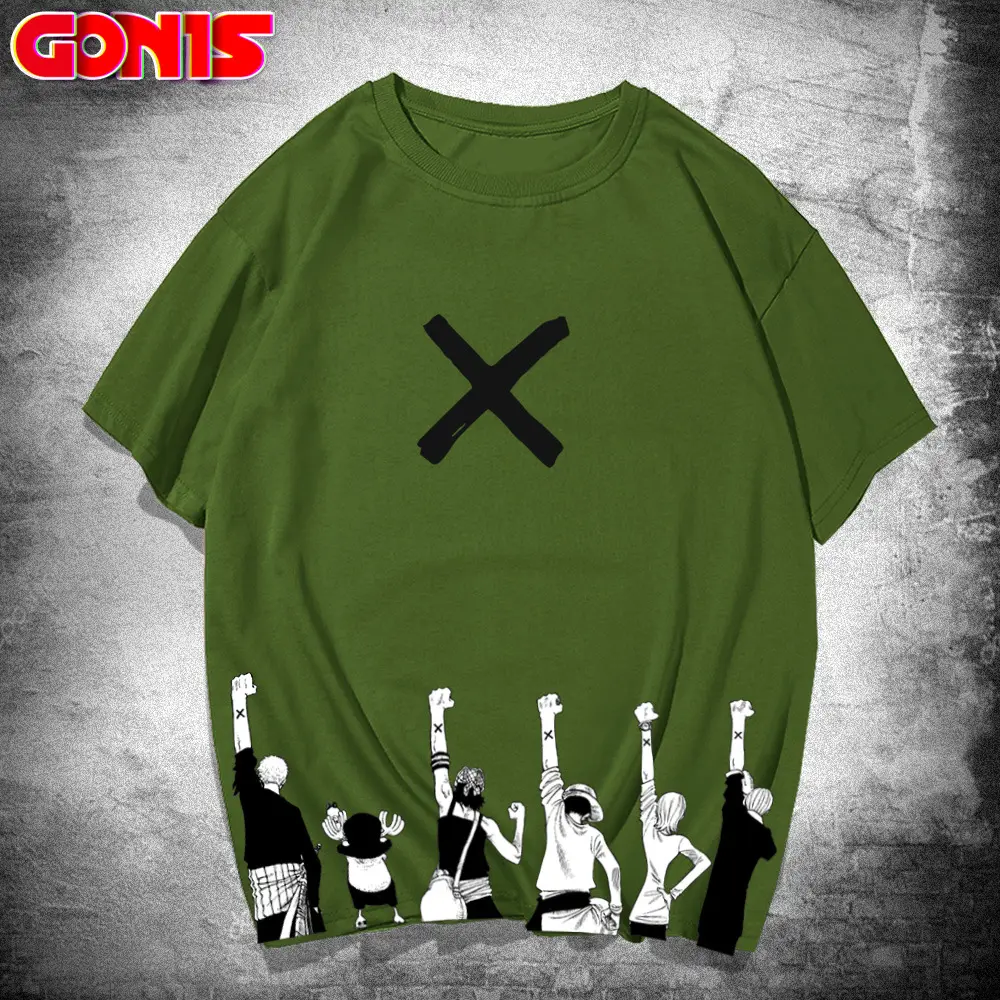 Red One Piece X Graphic T-Shirt for Boys - Image 6
