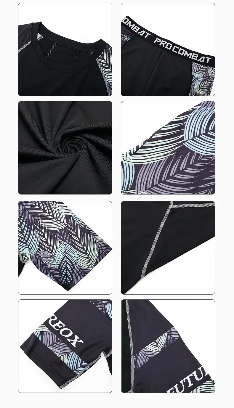 Men's Black FUTURE Stretchy Running Shorts & Top Set — feature 19
