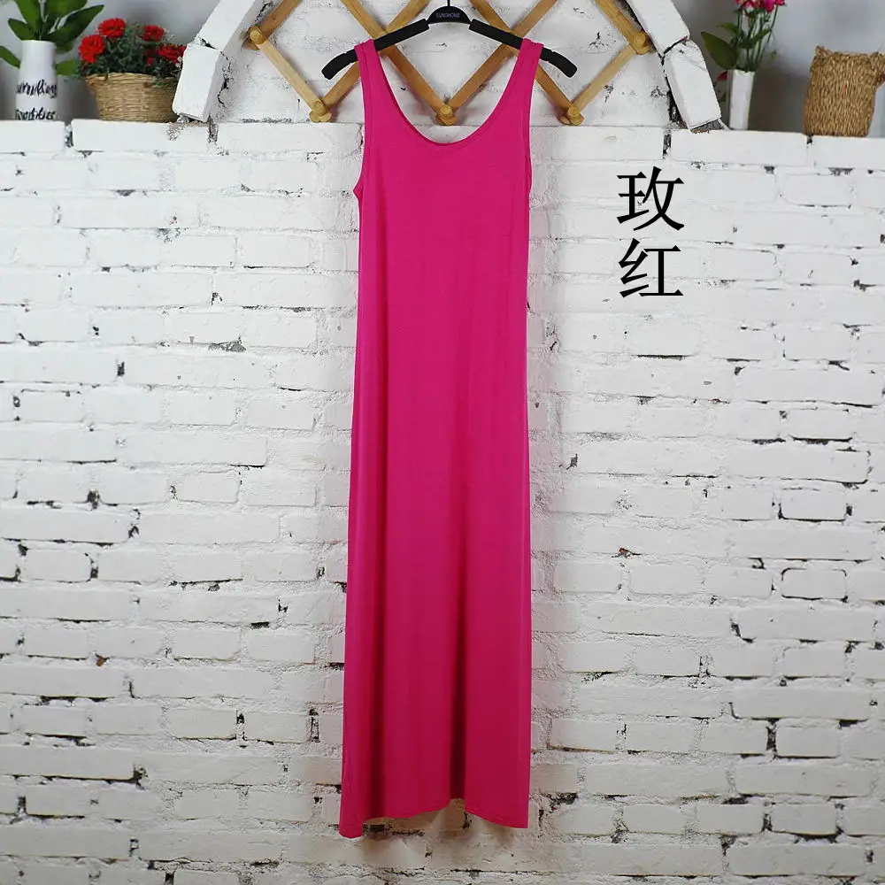 2019 Summer Dress Women's Modal Camisole Plus Size - Image 17