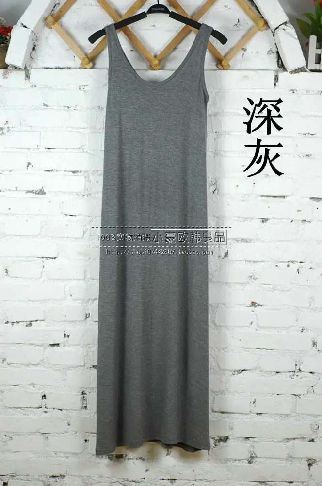 2019 Summer Dress Women's Modal Camisole Plus Size — feature 44