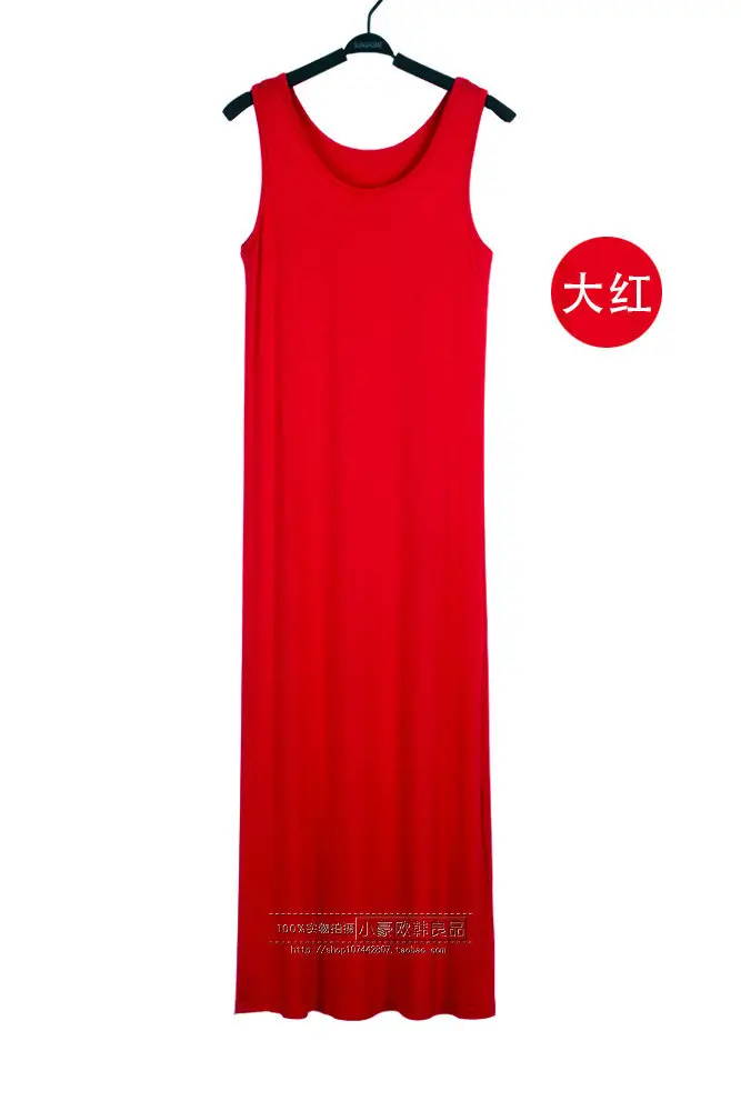 2019 Summer Dress Women's Modal Camisole Plus Size — feature 45