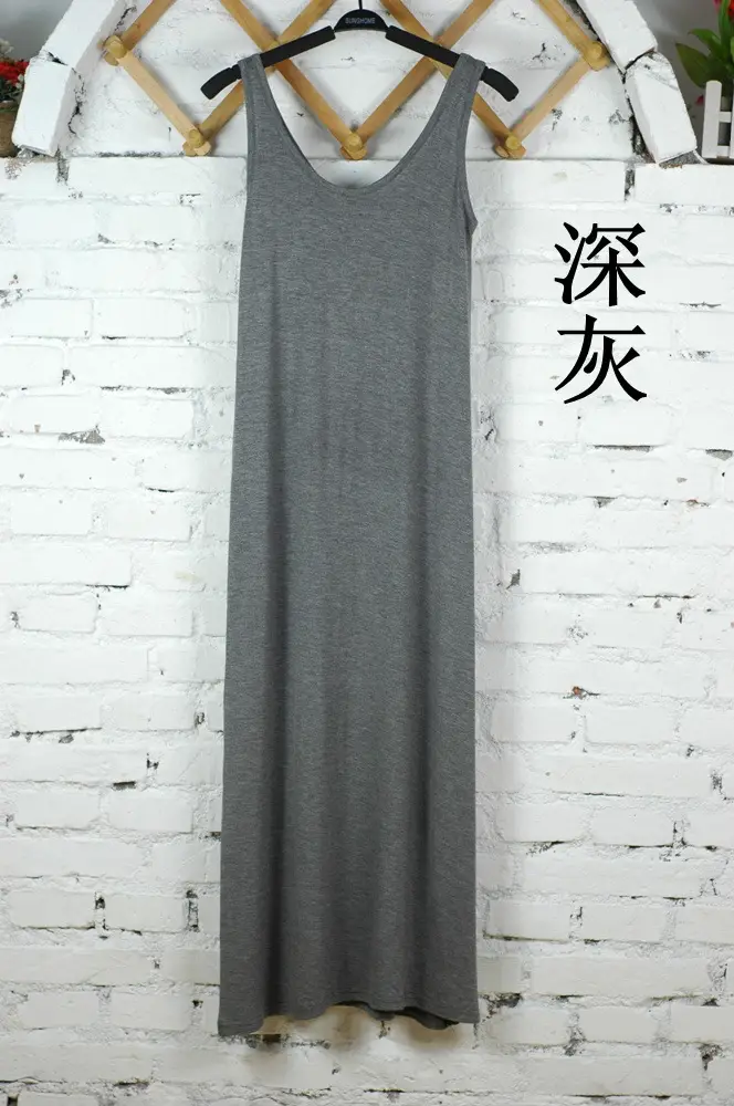 2019 Summer Dress Women's Modal Camisole Plus Size - Image 8