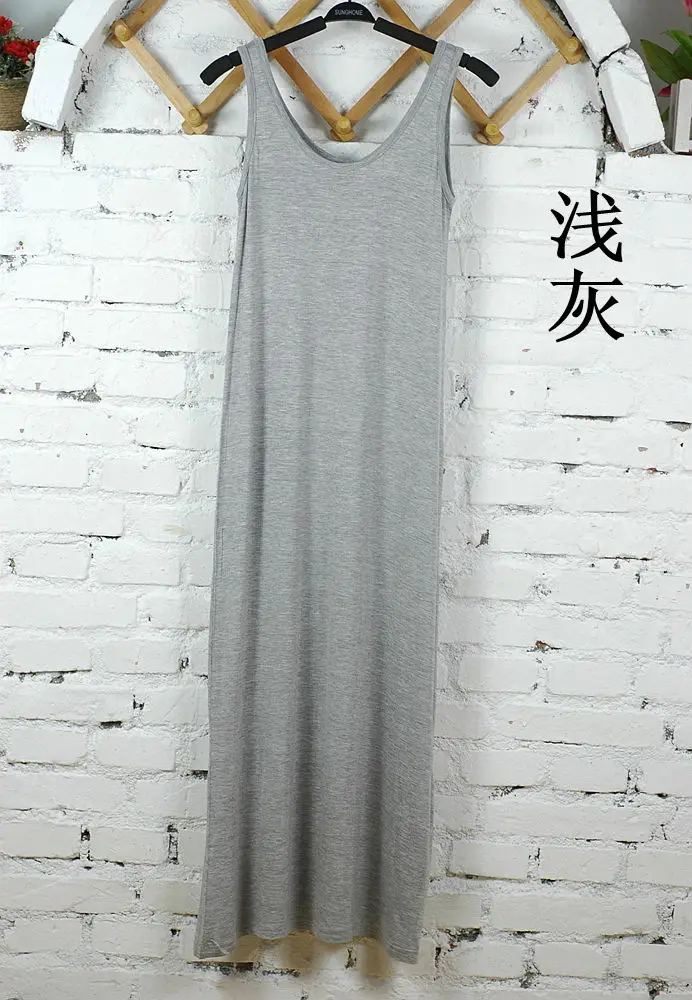 2019 Summer Dress Women's Modal Camisole Plus Size - Image 4