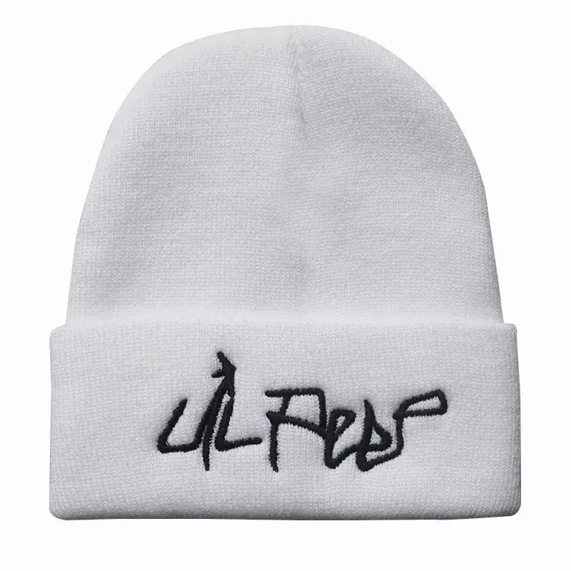 Pink Embroidered Girl's Ski Hat with Love Lil Peep Design - Image 10