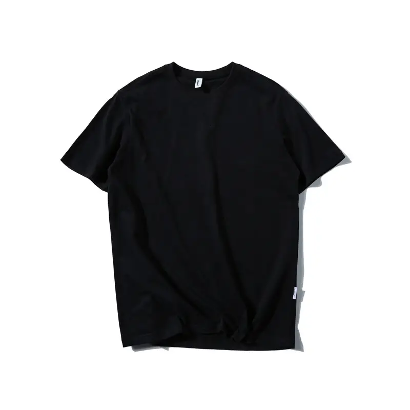 Men White Short Sleeve T-Shirt Loose Fit Summer Wear