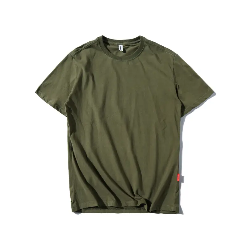Men White Short Sleeve T-Shirt Loose Fit Summer Wear