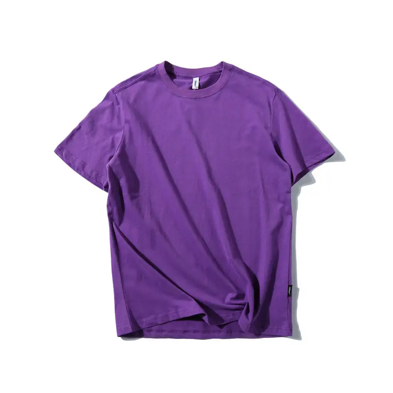 Men White Short Sleeve T-Shirt Loose Fit Summer Wear