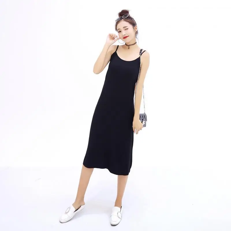 White 40 Woven Suspender Skirt with Inner Undershirt - Image 18