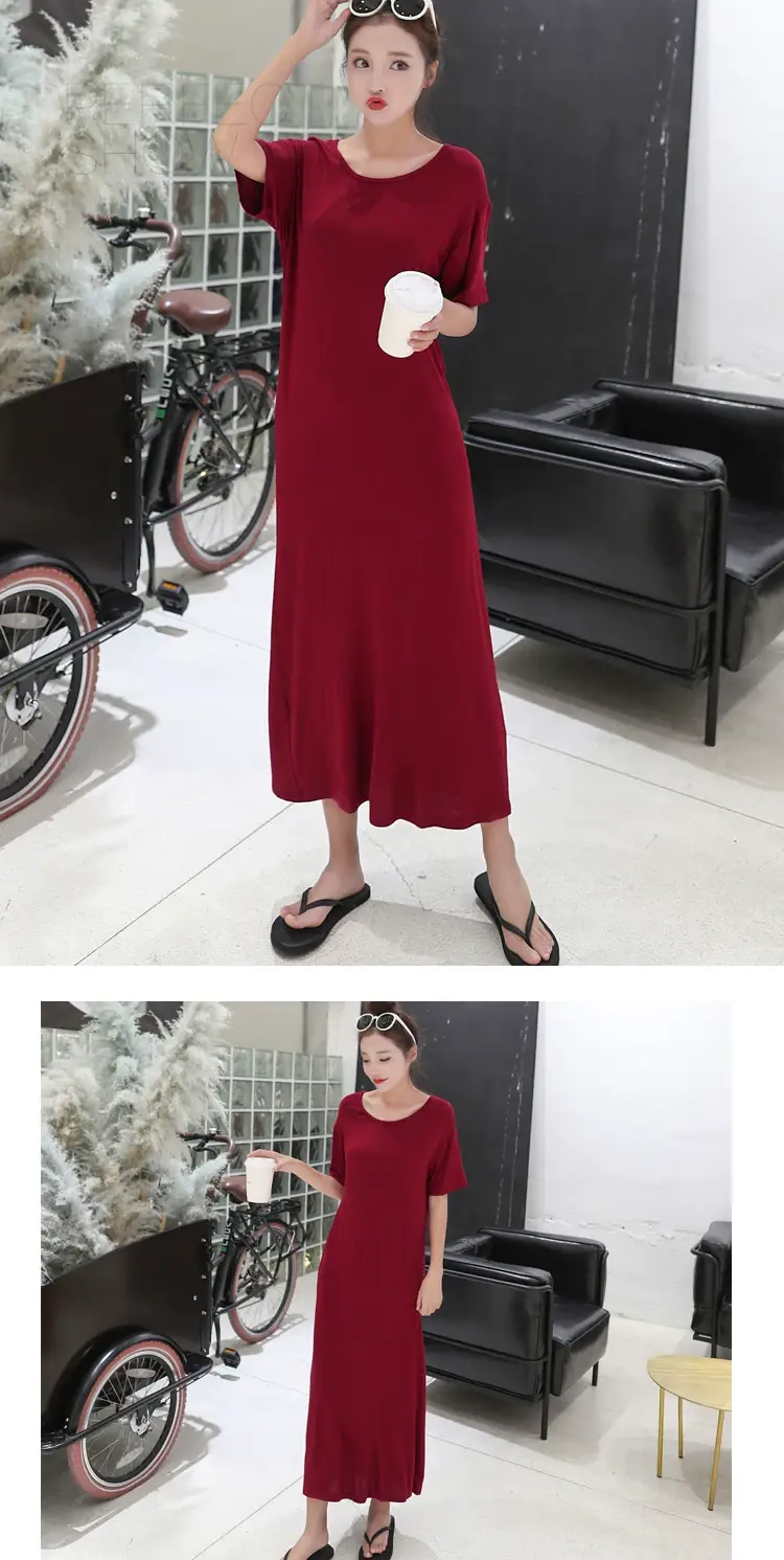 Summer Korean Style Women's Dress Long Dress Long Sleeve — feature 11