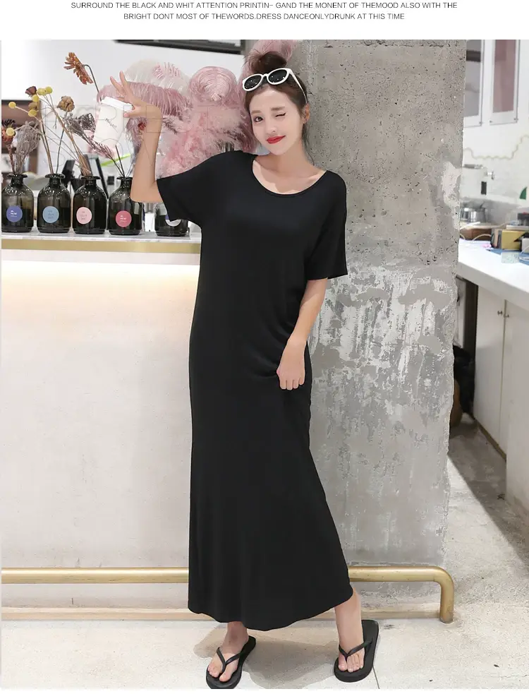 Summer Korean Style Women's Dress Long Dress Long Sleeve — feature 7
