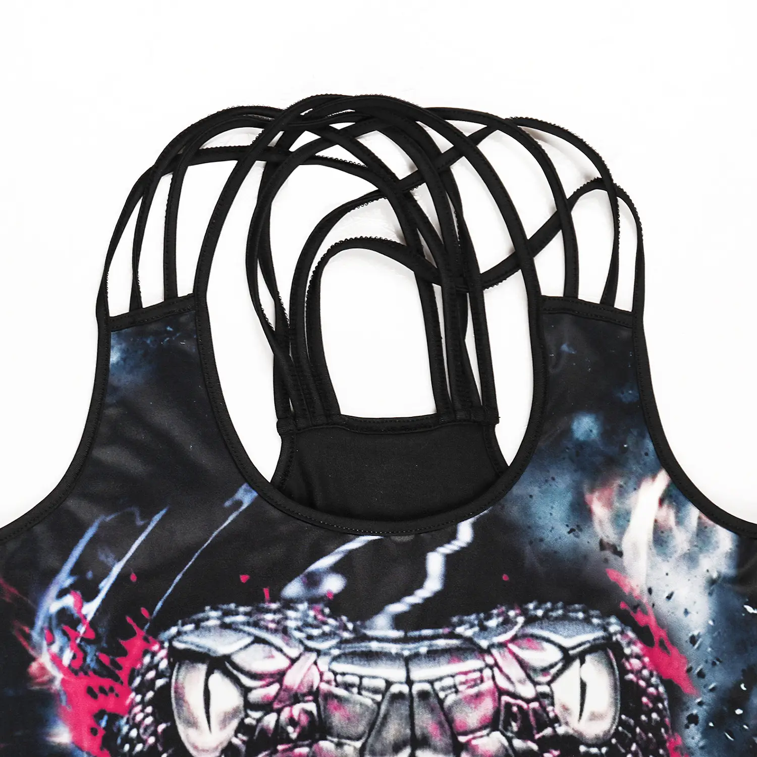 3D Horror Skull Digital Printed Vest Halloween 2024 - Image 9
