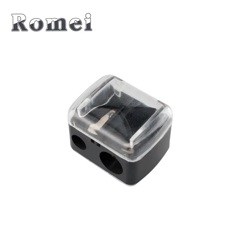 3 Hole Makeup Pencil Sharpener Pink - Image 2