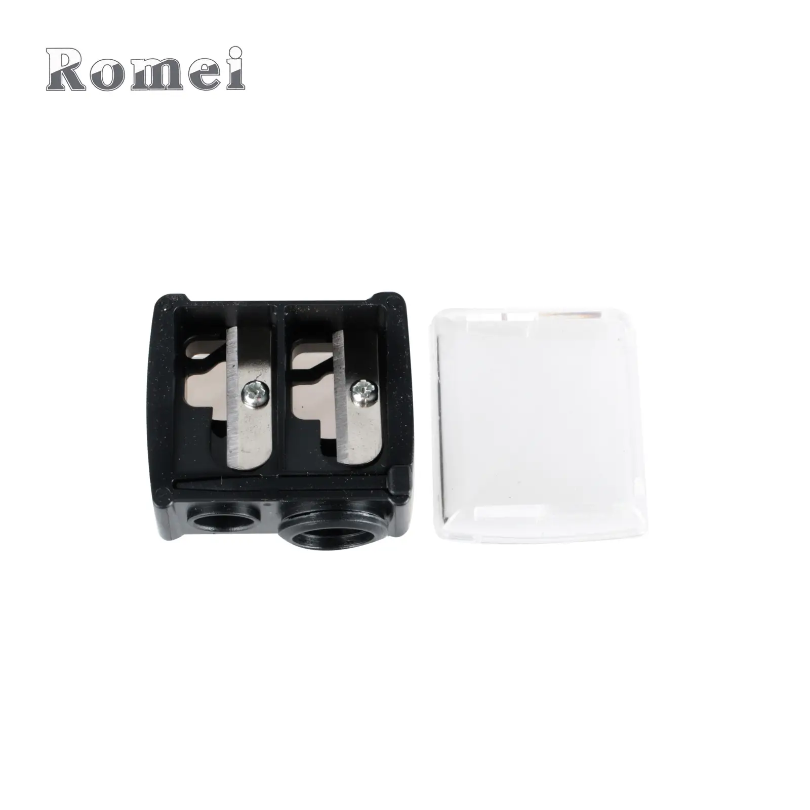 Luomei Dual-Use Pencil Sharpener Black White