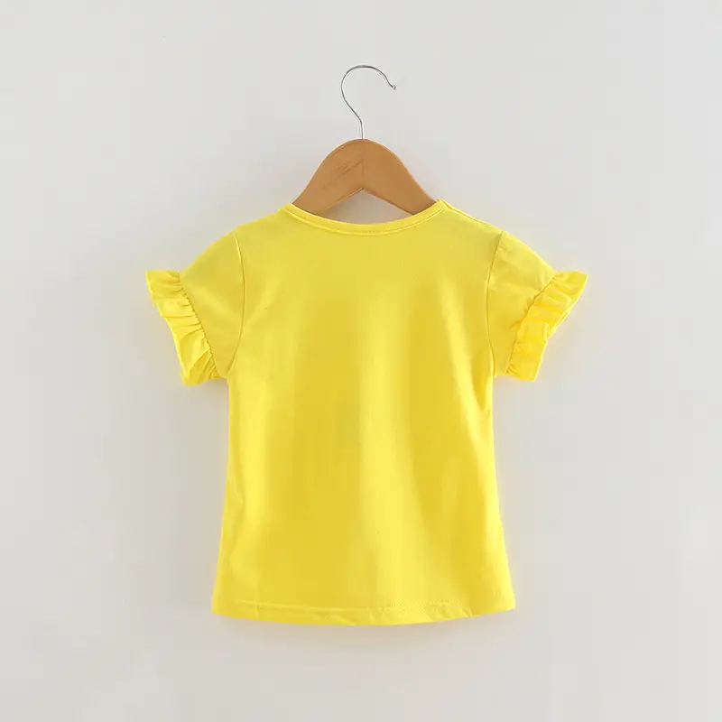 Girls Floral T-Shirt White Short Sleeve 2026 - Image 4