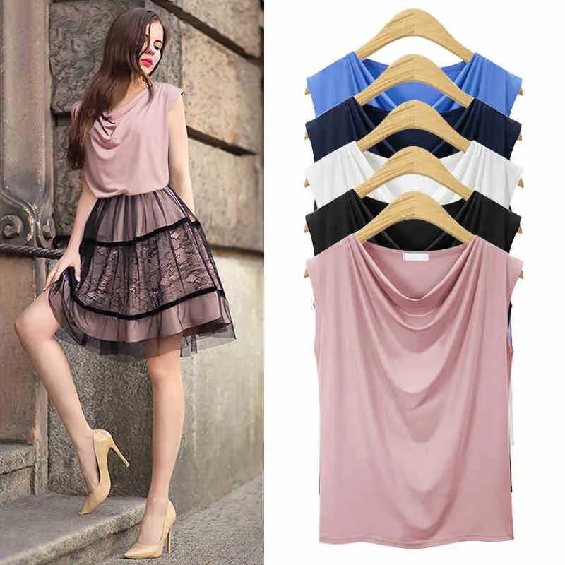 Women Loose V-neck T-shirt Summer New 200 Jin - Image 6