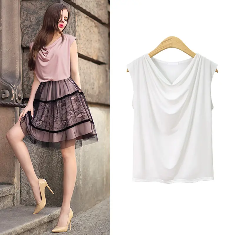 Women Loose V-neck T-shirt Summer New 200 Jin - Image 7